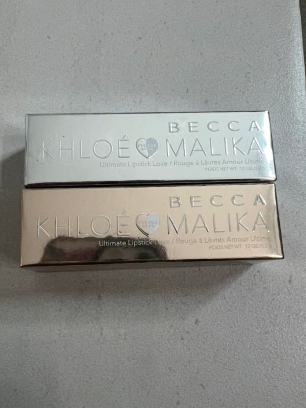 Becca lipsticks x Khloe
